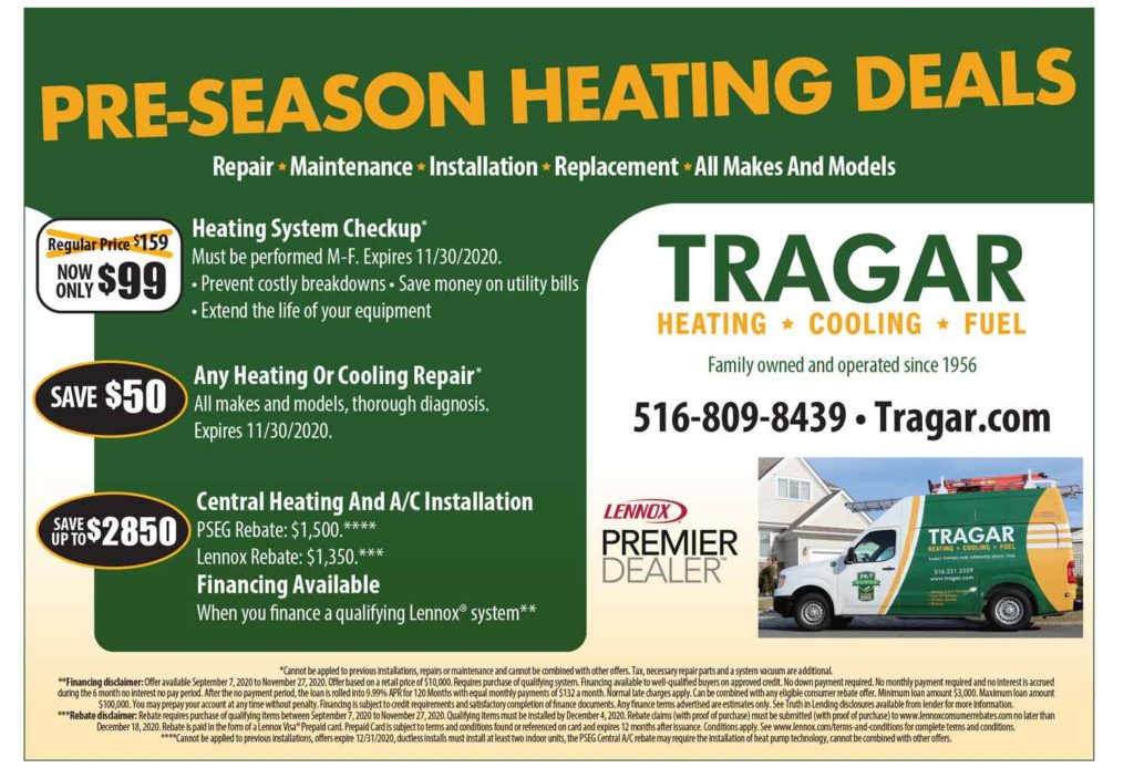 Pre-season heating deals for Tragar