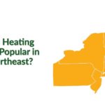 Map of states with heating oil in the northeast
