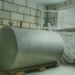 filled heating oil tank